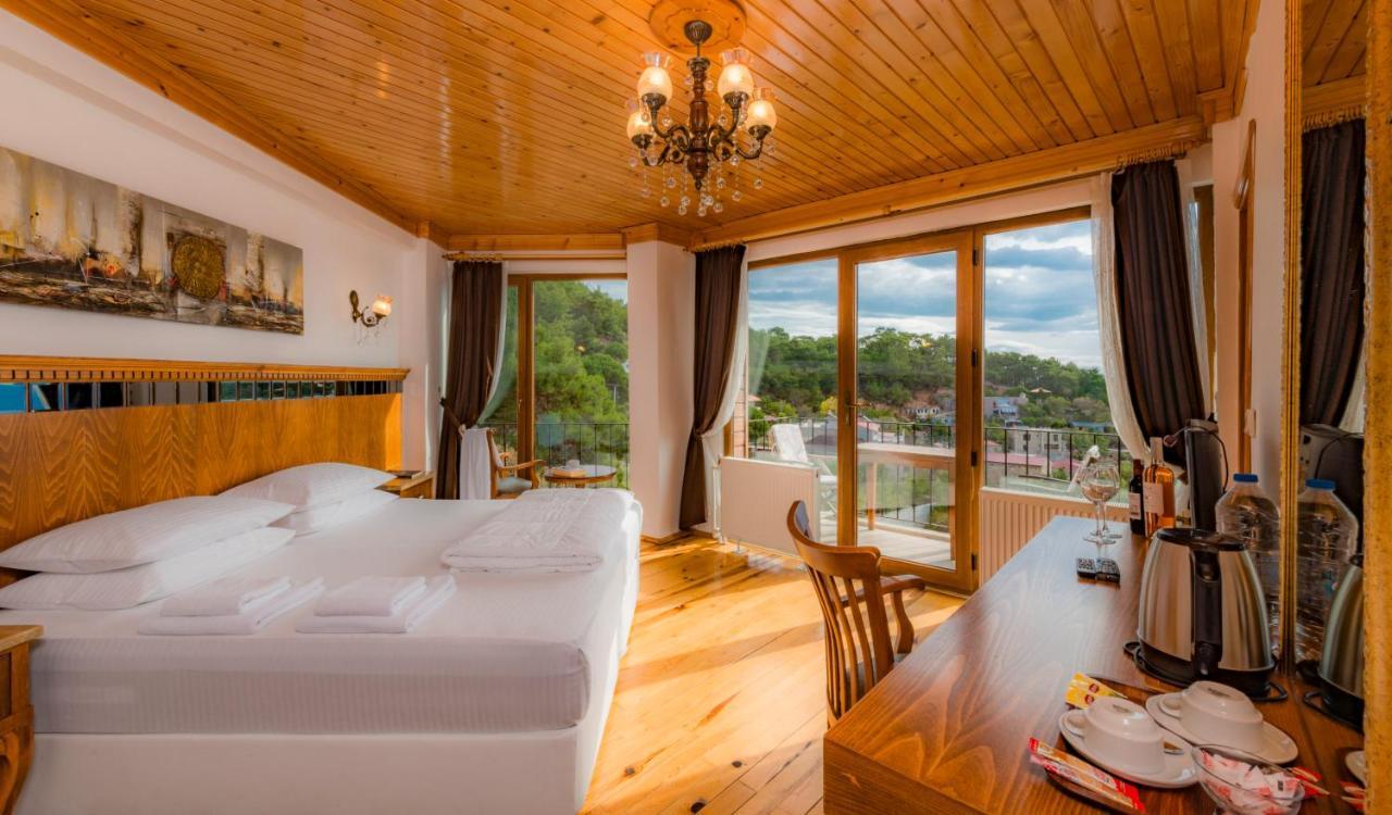 Assos Kayalar Terrace Hotel Sazlı Kültér fotó