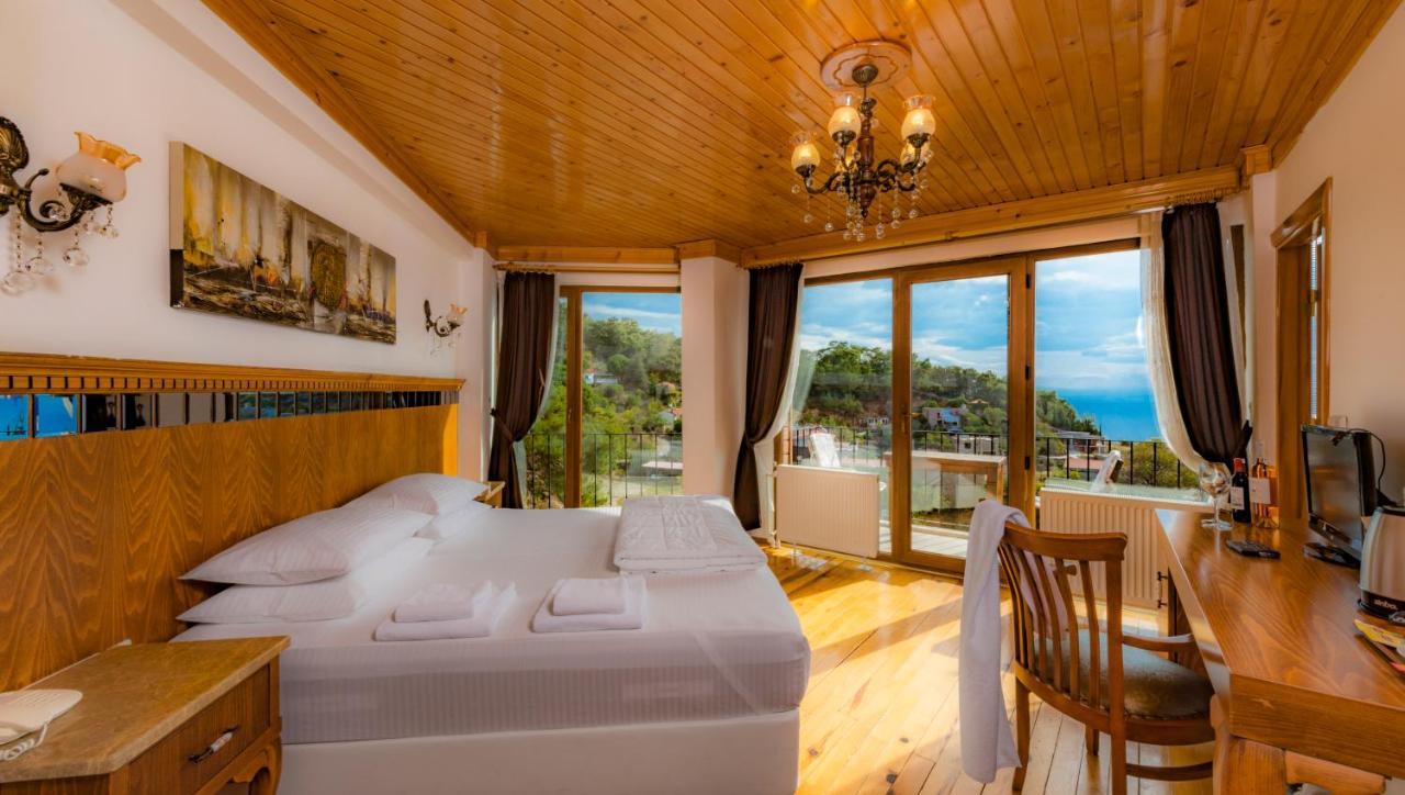 Assos Kayalar Terrace Hotel Sazlı Kültér fotó