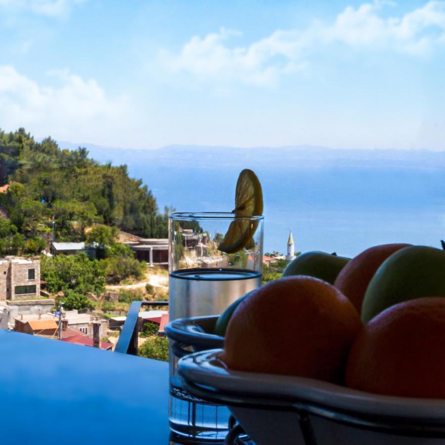 Assos Kayalar Terrace Hotel Sazlı Kültér fotó