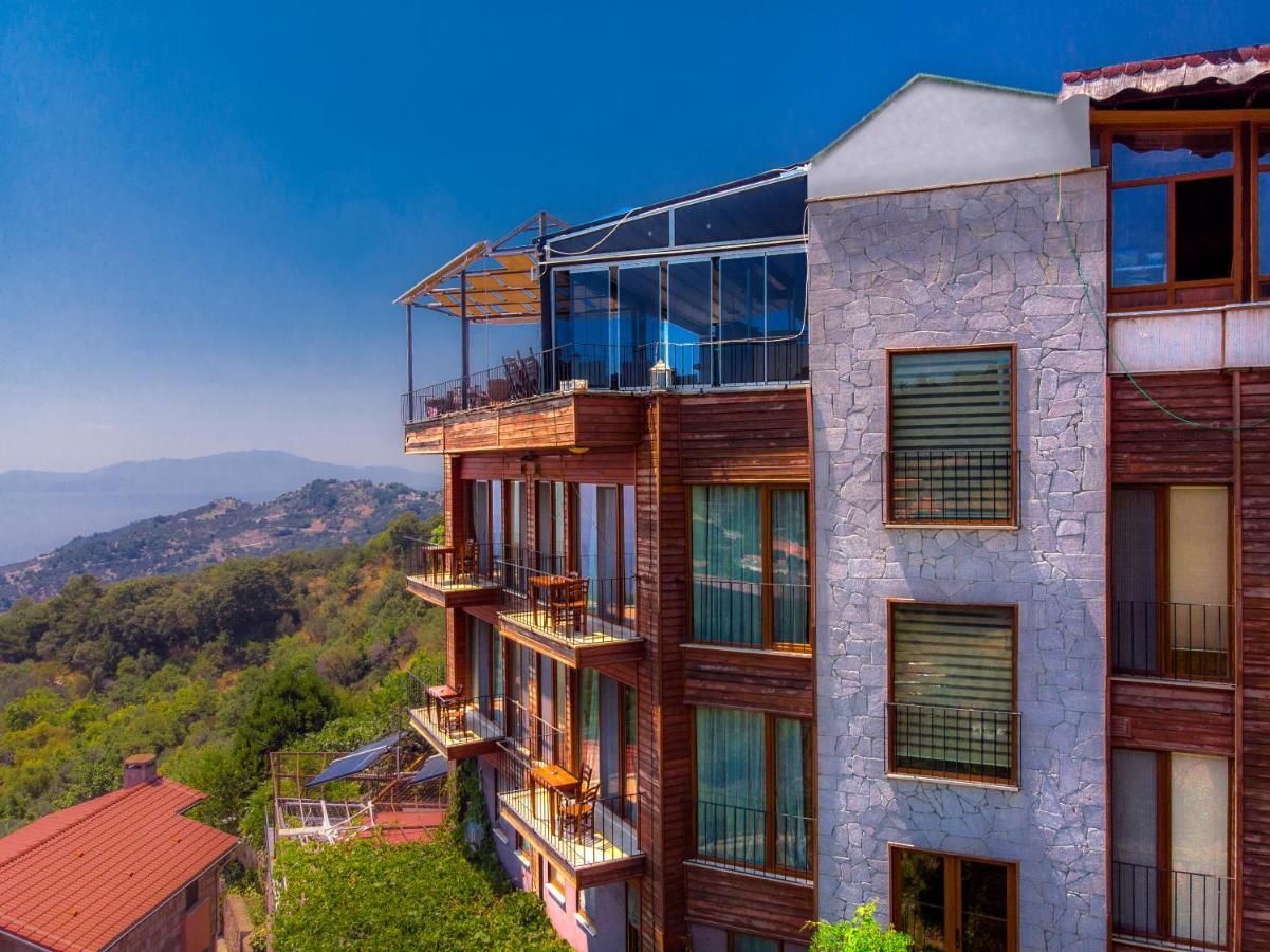 Assos Kayalar Terrace Hotel Sazlı Kültér fotó